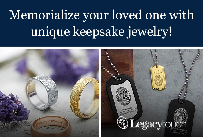 Personalized Fingerprint Rings from Legacy Touch – LegacyTouch