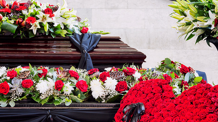 Funeral Flower Arrangements for Caskets