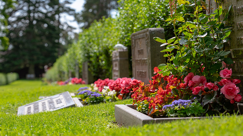 Flower Arrangements for a Cemetery
