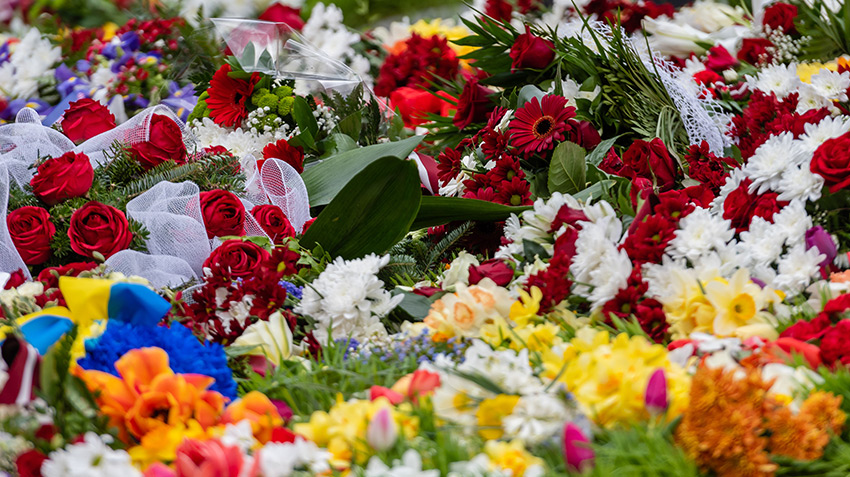 Flowers for a Memorial Service